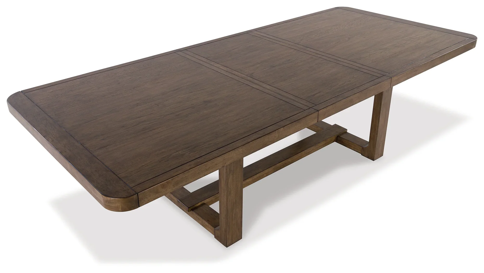 Cabalynn - Oatmeal / Light Brown - 9 Pc. - Dining Room Table, 6 Side Chairs, Bench, Server - Image 3