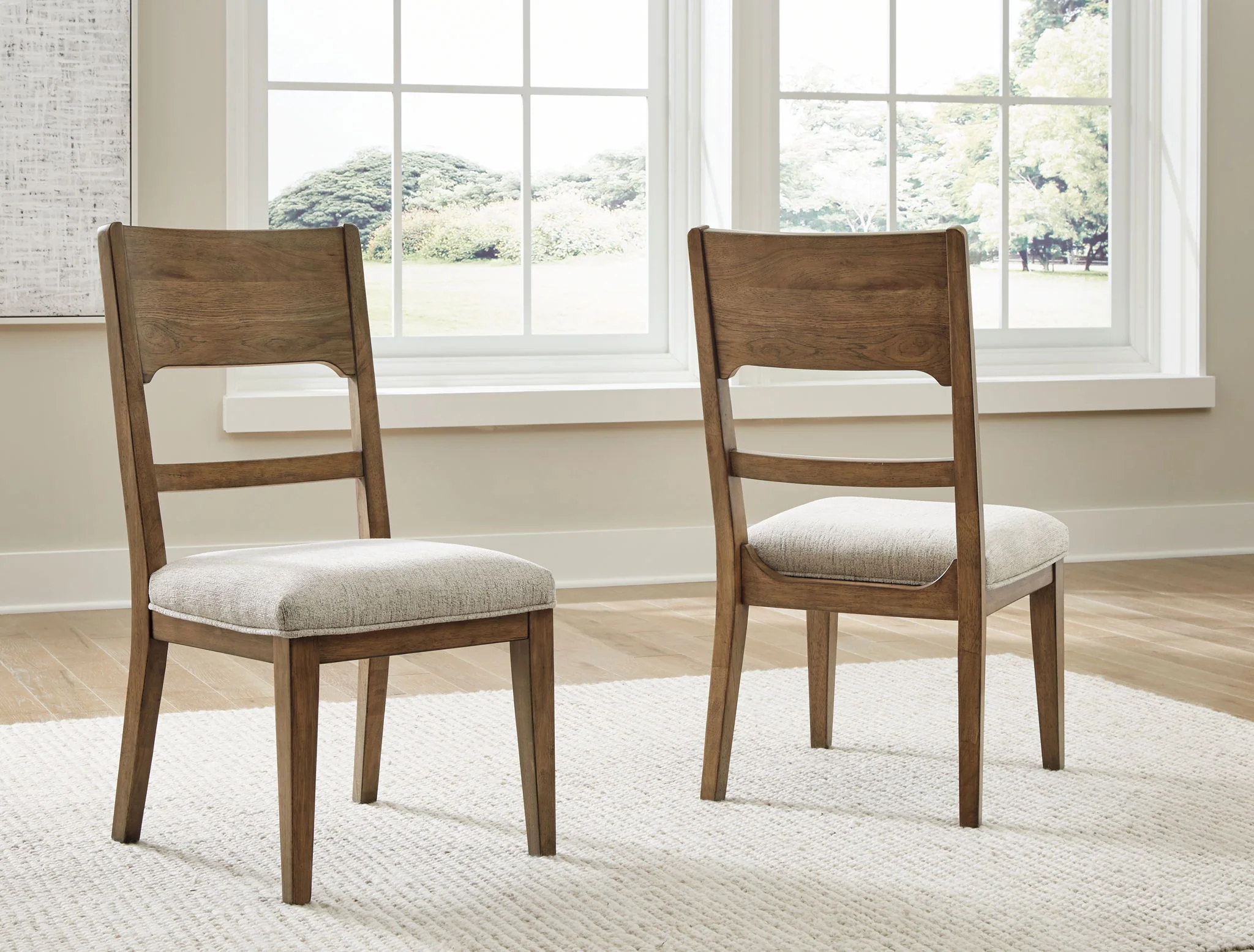 Cabalynn - Oatmeal / Light Brown - Dining Uph Side Chair (Set of 2) - Image 7