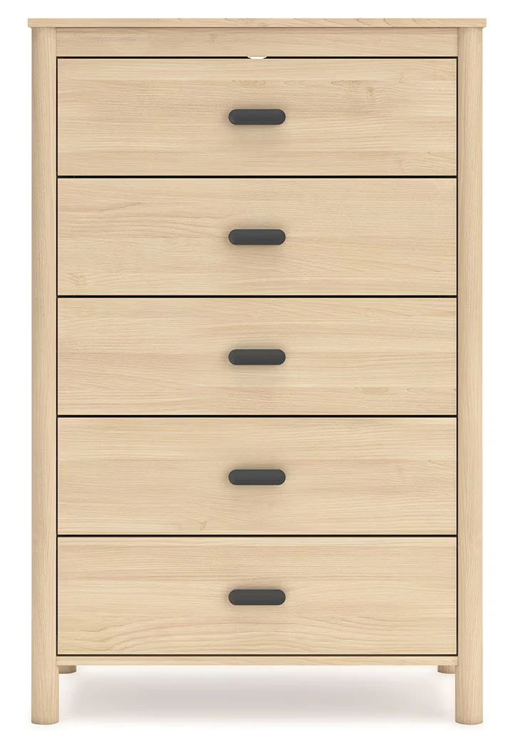 Cabinella - Tan - Five Drawer Chest - Image 6