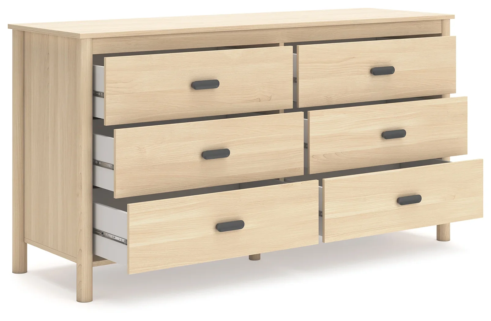 Cabinella - Tan - Six Drawer Dresser - Image 3