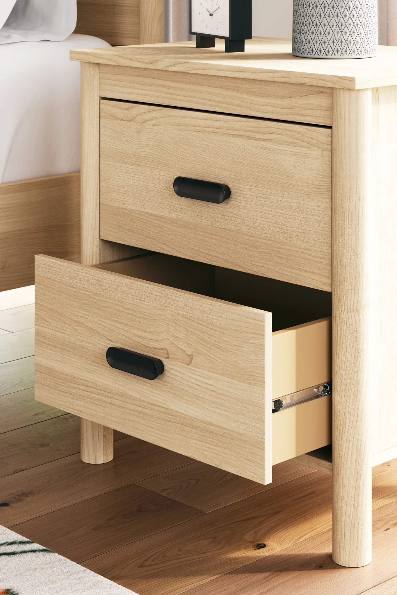 Cabinella - Tan - Two Drawer Night Stand - Image 6