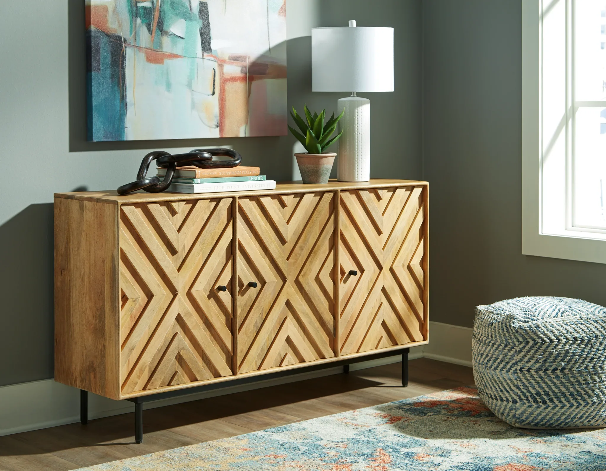 Cadewick - Natural - Accent Cabinet - Image 2