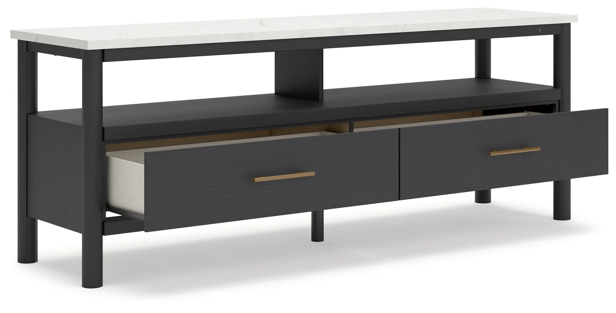Cadmori - Black / White - Extra Large TV Stand - Image 5