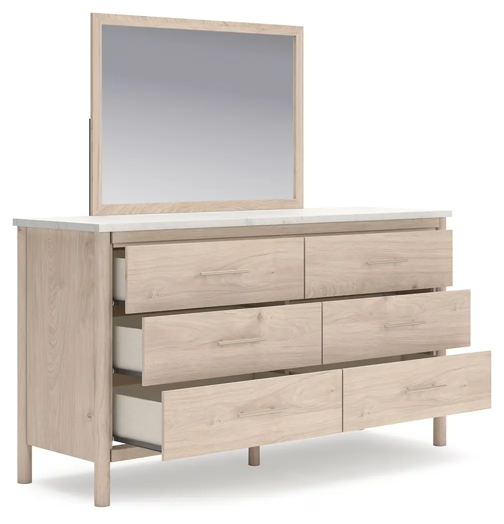 Cadmori - Two-tone - Dresser And Mirror - Image 3