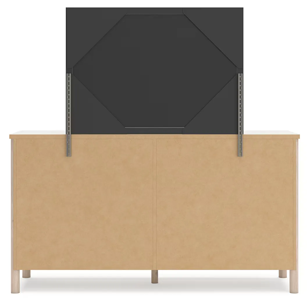 Cadmori - Two-tone - Dresser And Mirror - Image 5