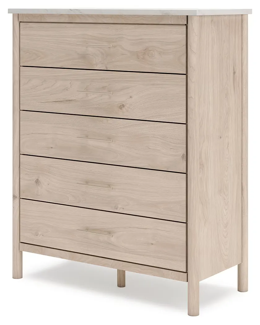 Cadmori - Two-tone - Five Drawer Wide Chest - Image 3