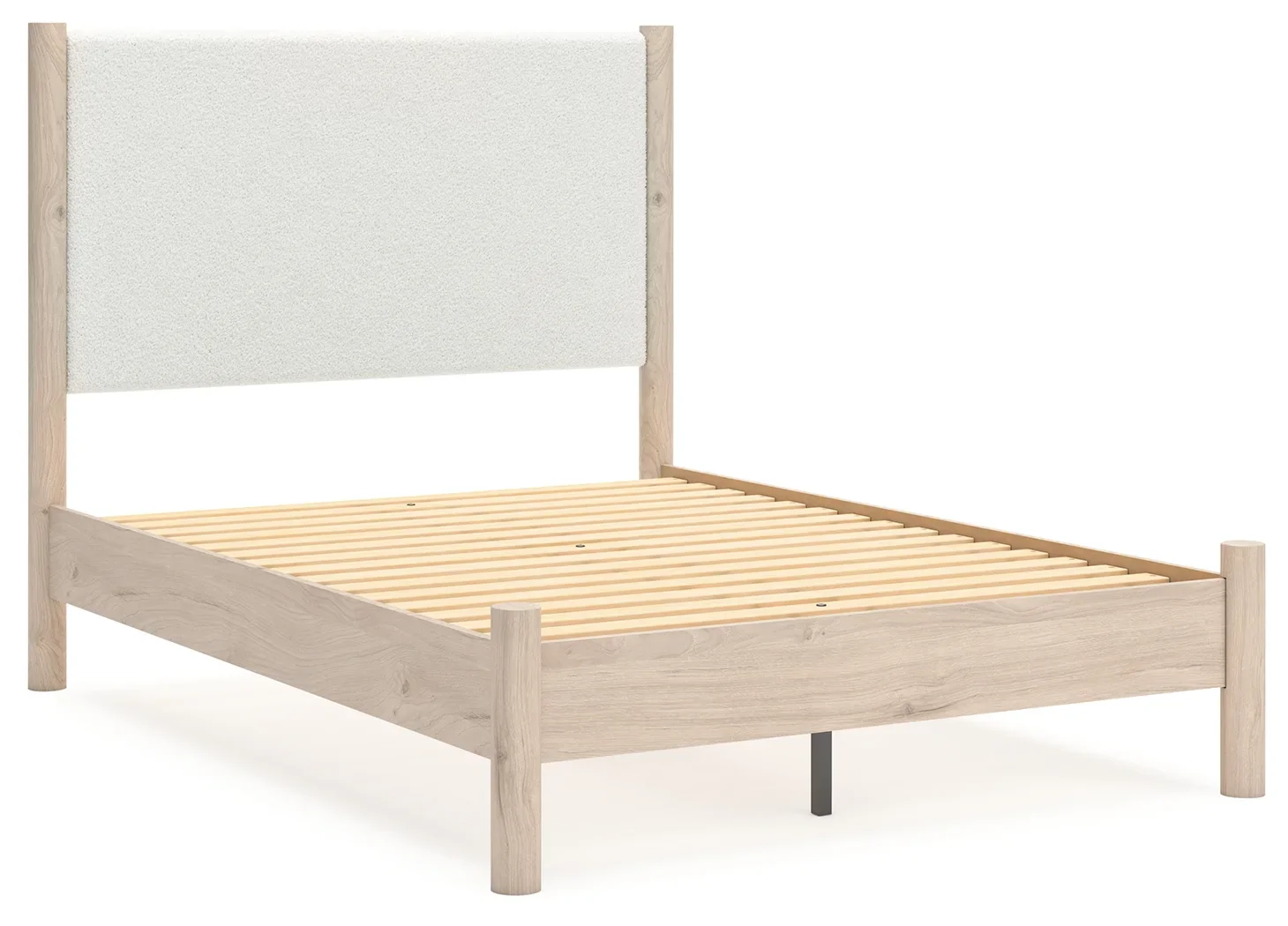Cadmori - Two-tone - Full Upholstered Panel Bed - Image 3