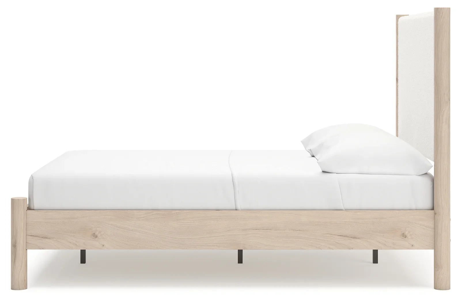 Cadmori - Two-tone - Full Upholstered Panel Bed - Image 5