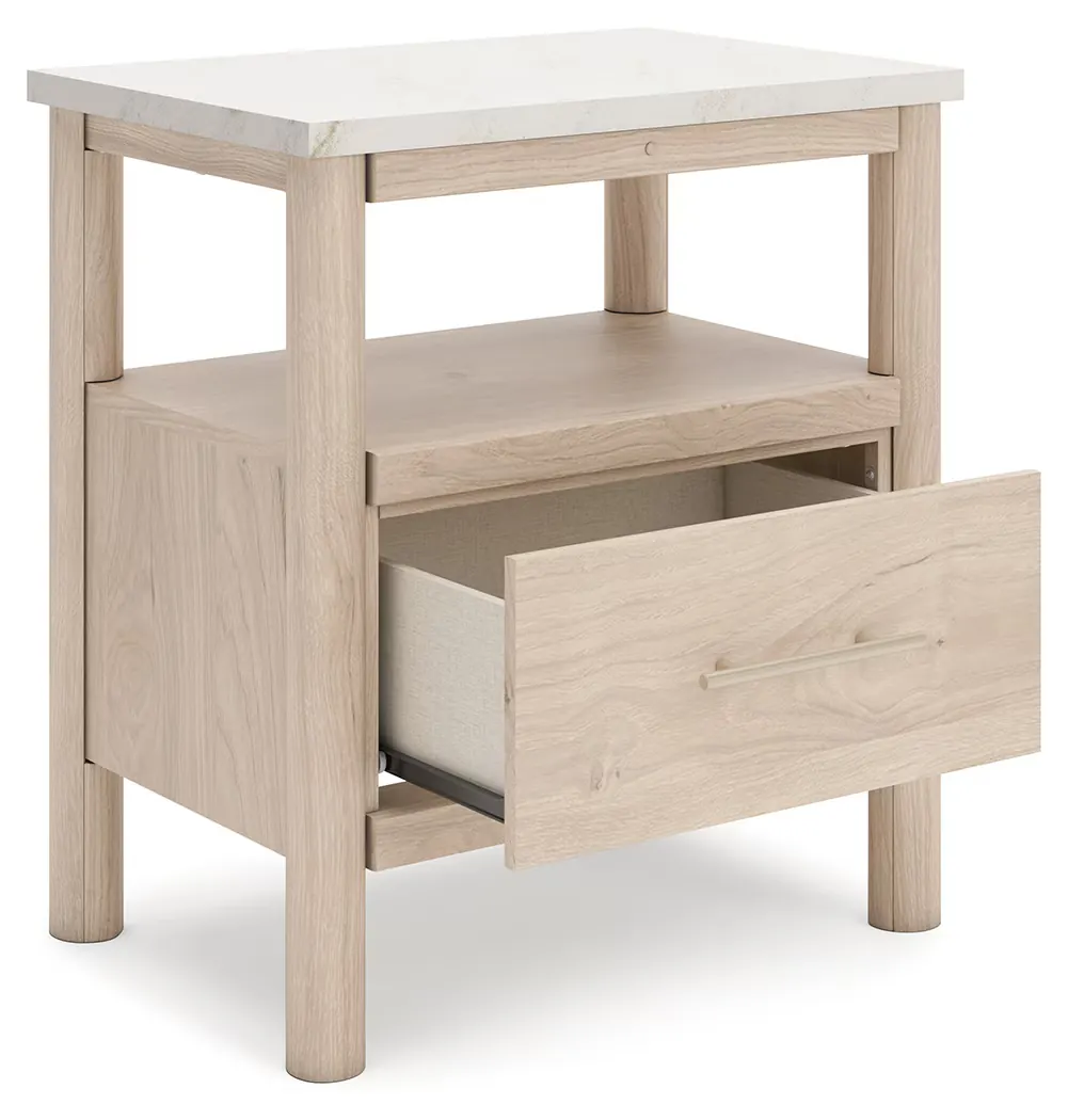 Cadmori - Two-tone - One Drawer Night Stand - Image 4