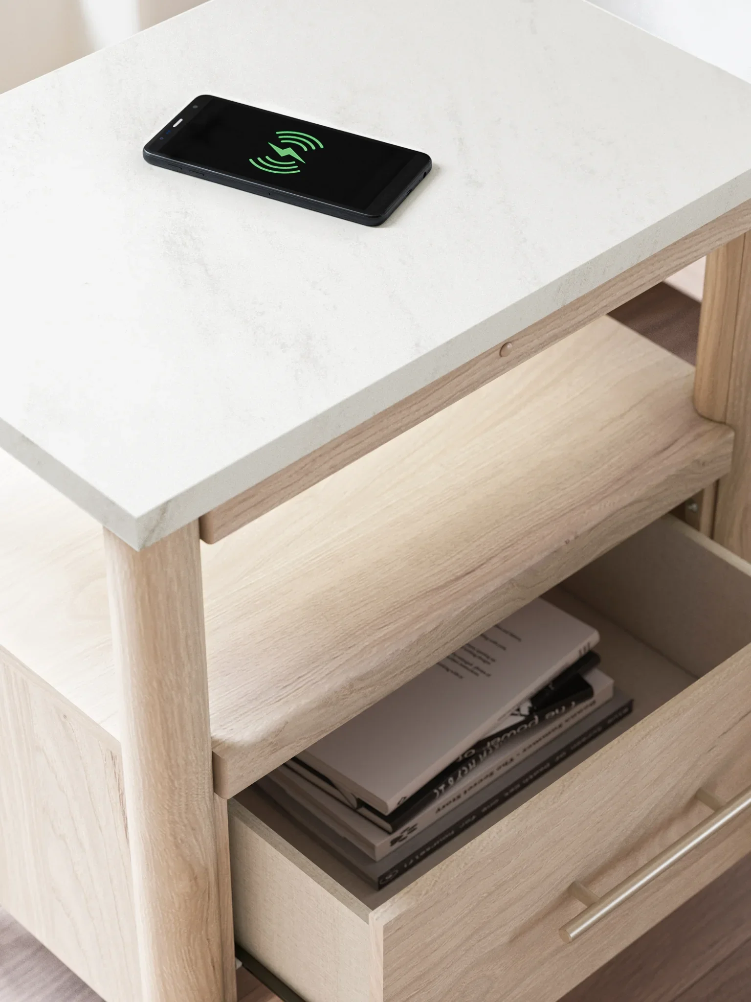 Cadmori - Two-tone - One Drawer Night Stand - Image 7