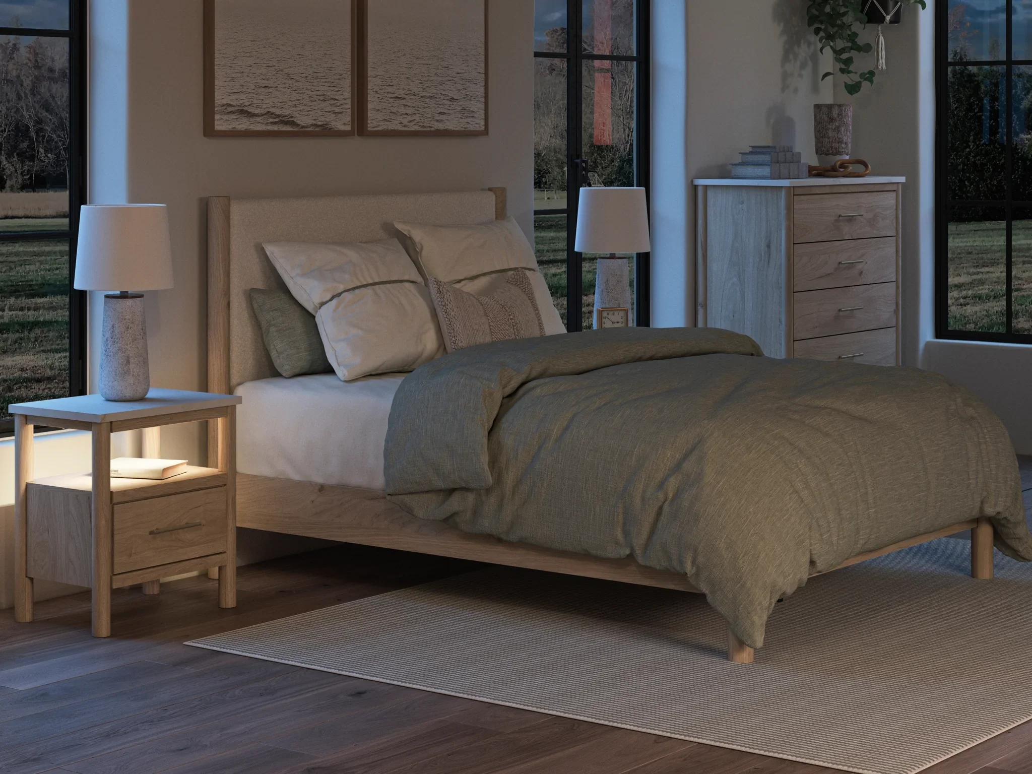 Cadmori - Two-tone - One Drawer Night Stand - Image 9