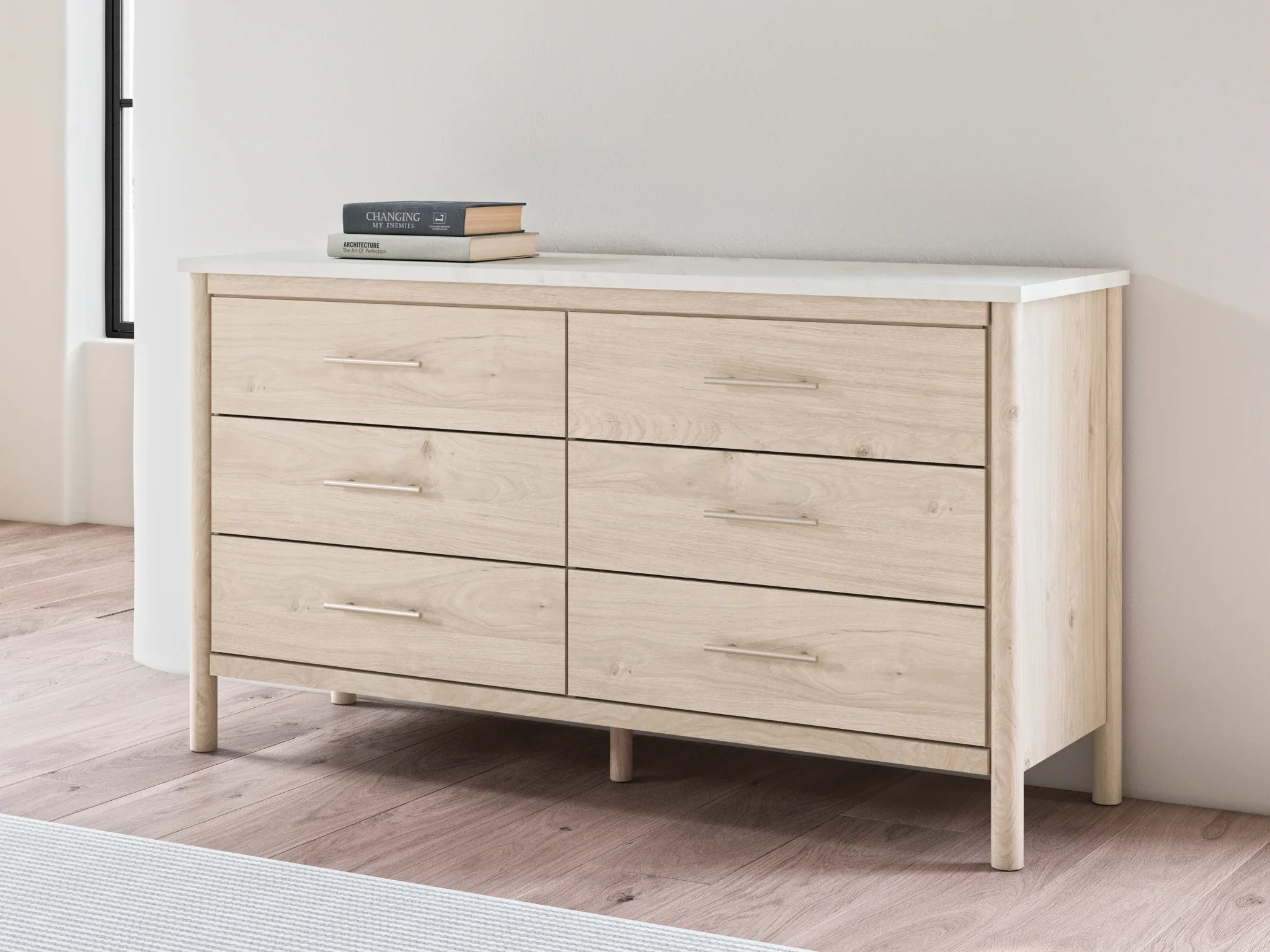 Cadmori - Two-tone - Six Drawer Dresser - Image 2