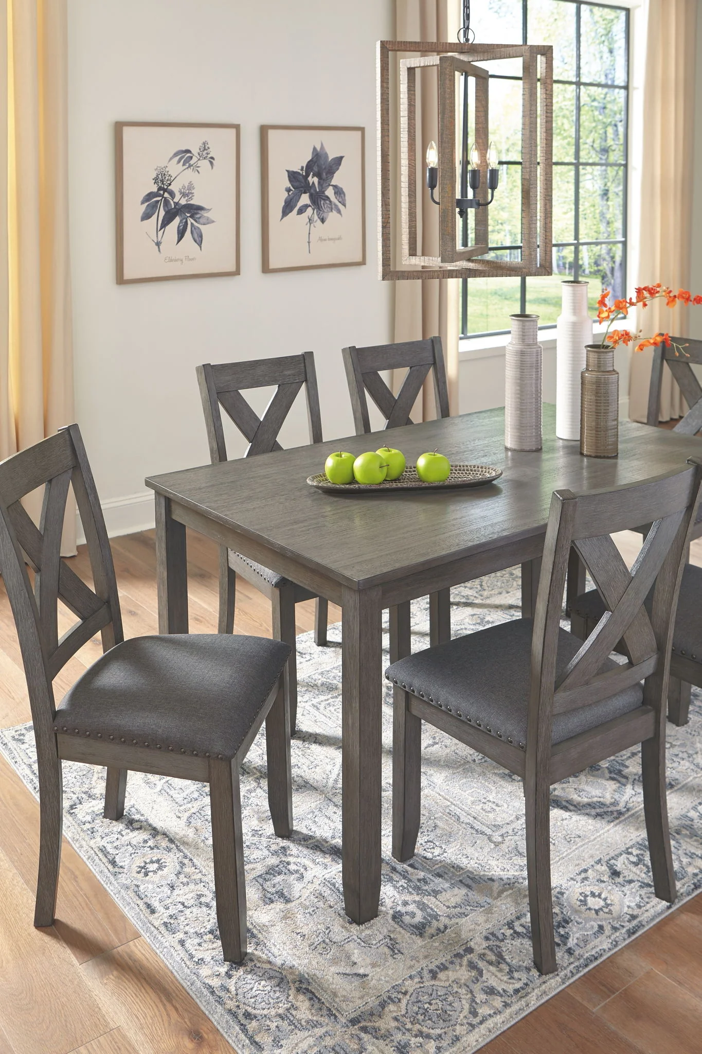 Caitbrook - Gray - Rect Drm Table Set (Set of 7) - Image 5