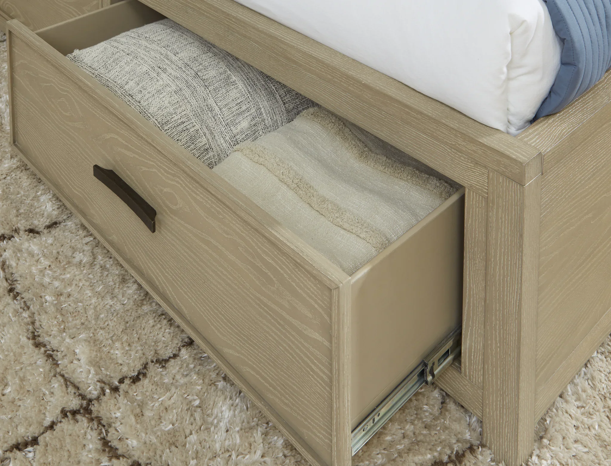 Calmoro - King Bookcase Bed - Gray - Image 5