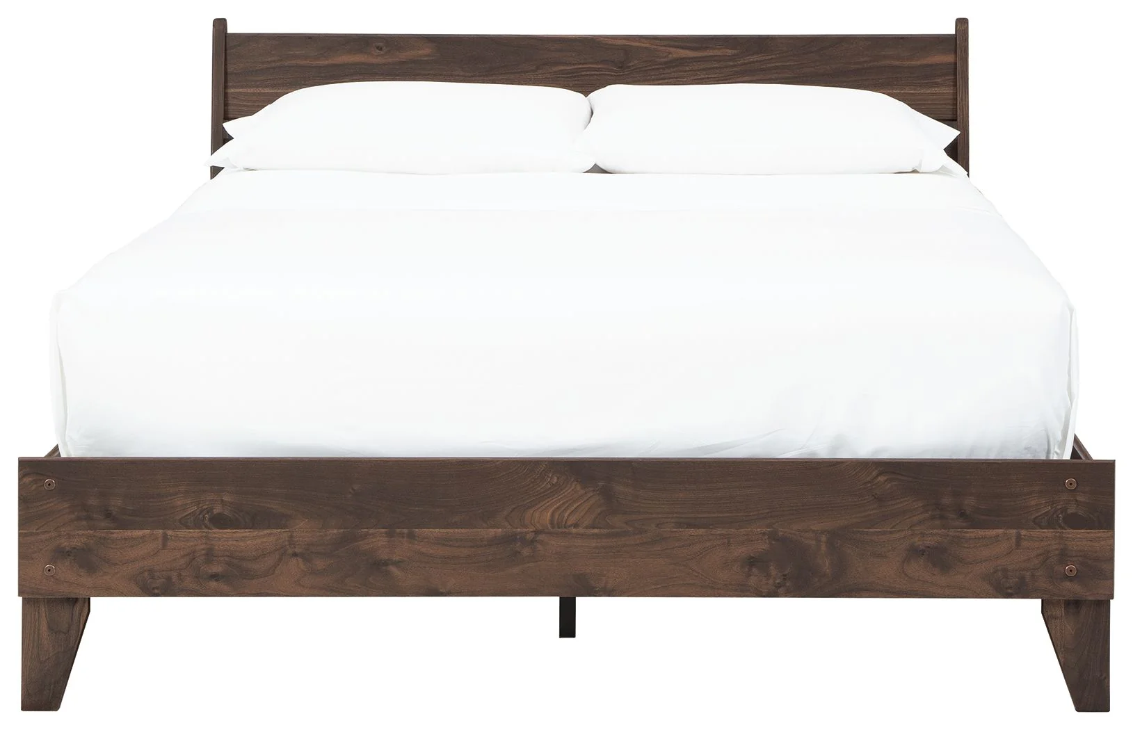 Calverson - Mocha - Queen Panel Platform Bed - Image 4