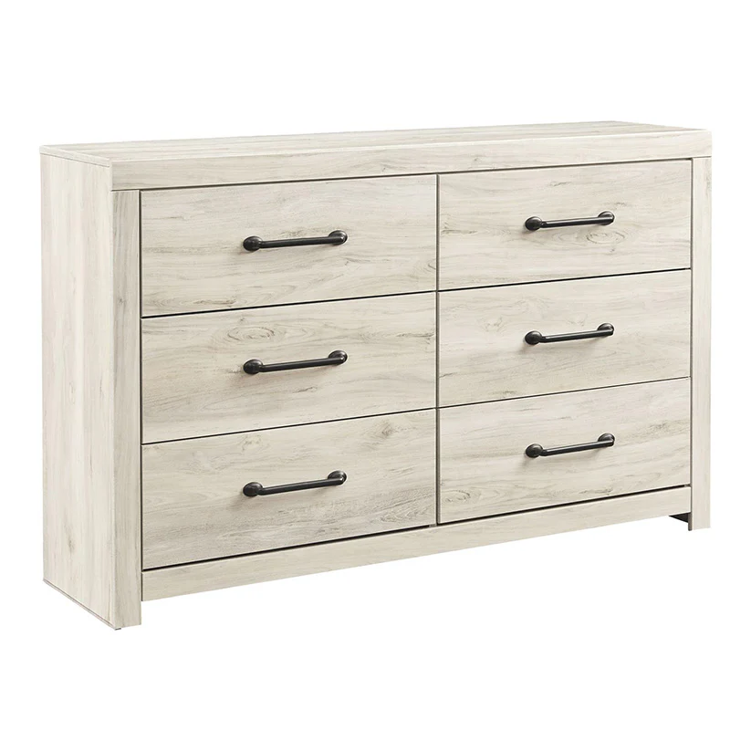 Cambeck - Whitewash - Six Drawer Dresser