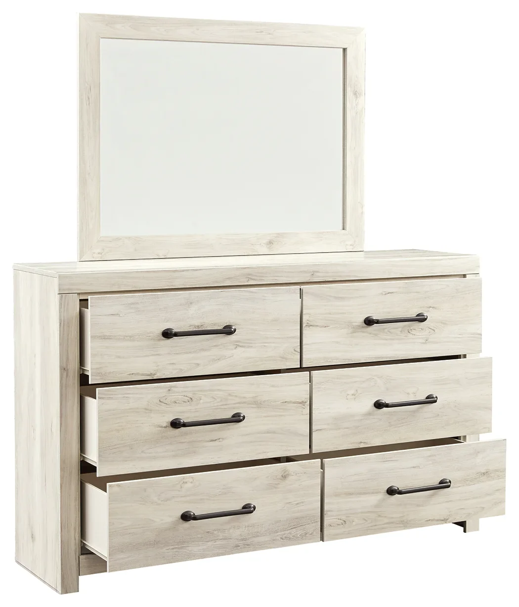 Cambeck - Whitewash - Dresser, Mirror - Image 2