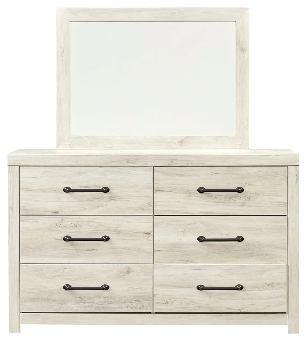 Cambeck - Whitewash - Dresser, Mirror - Image 3
