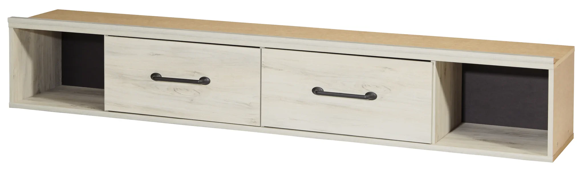 Cambeck - Whitewash - King Panel Bed With 4 Storage Drawers - Image 7
