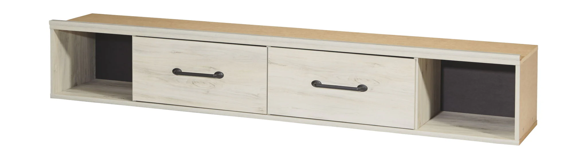 Cambeck - Whitewash - King Panel Bed With Side Storage Drawers - Image 7