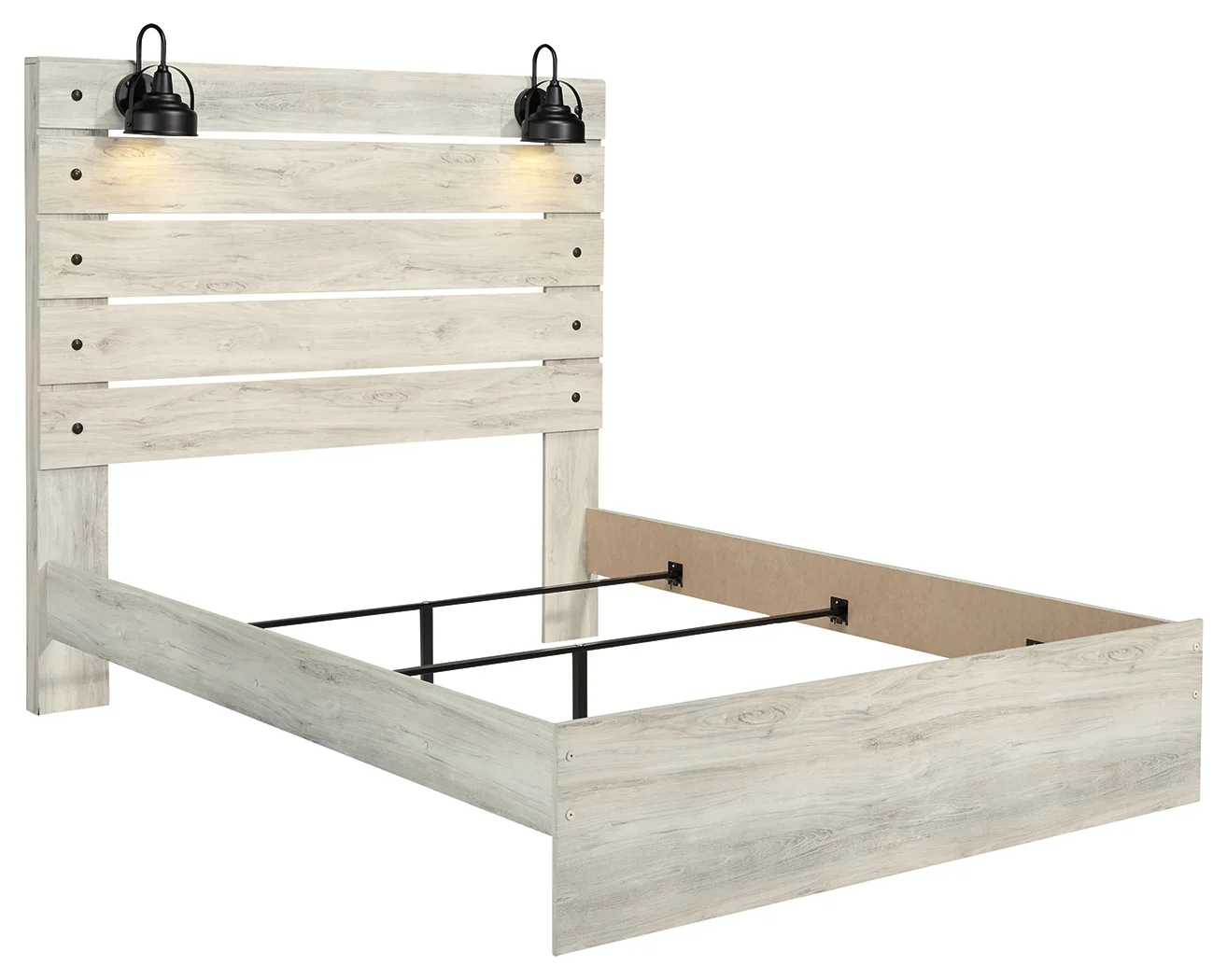 Cambeck - Whitewash - Queen Panel Bed - Image 3
