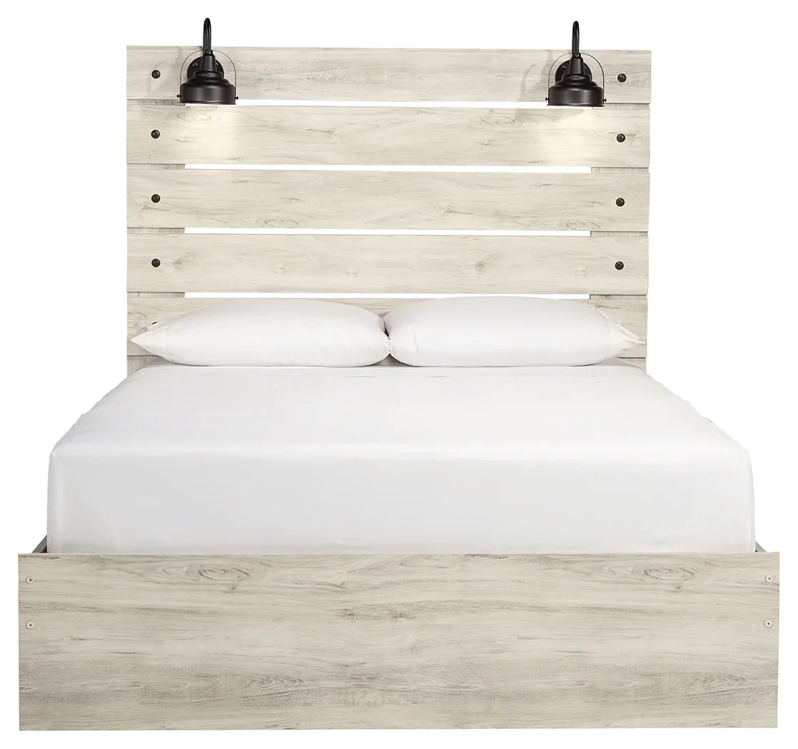 Cambeck - Whitewash - Queen Panel Bed - Image 5