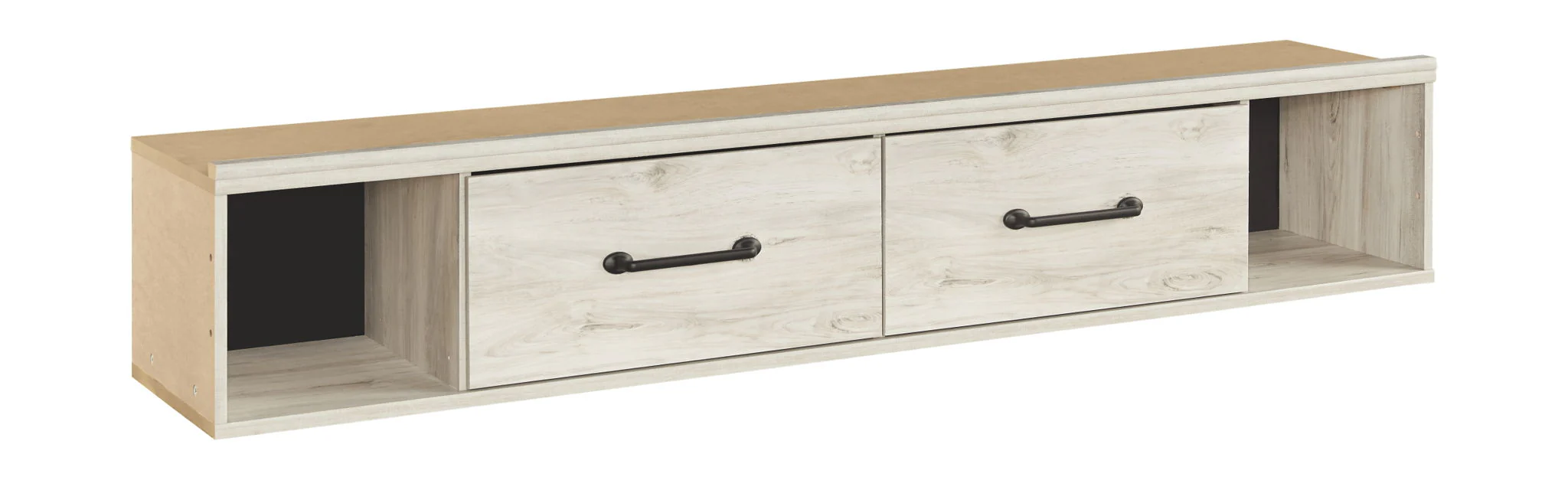Cambeck - Whitewash - Twin Panel Bed With Side Storage Drawers - Image 3