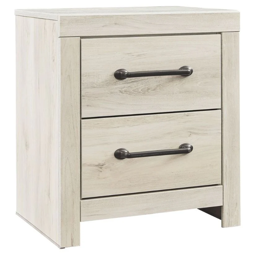 Cambeck - Whitewash - Two Drawer Night Stand