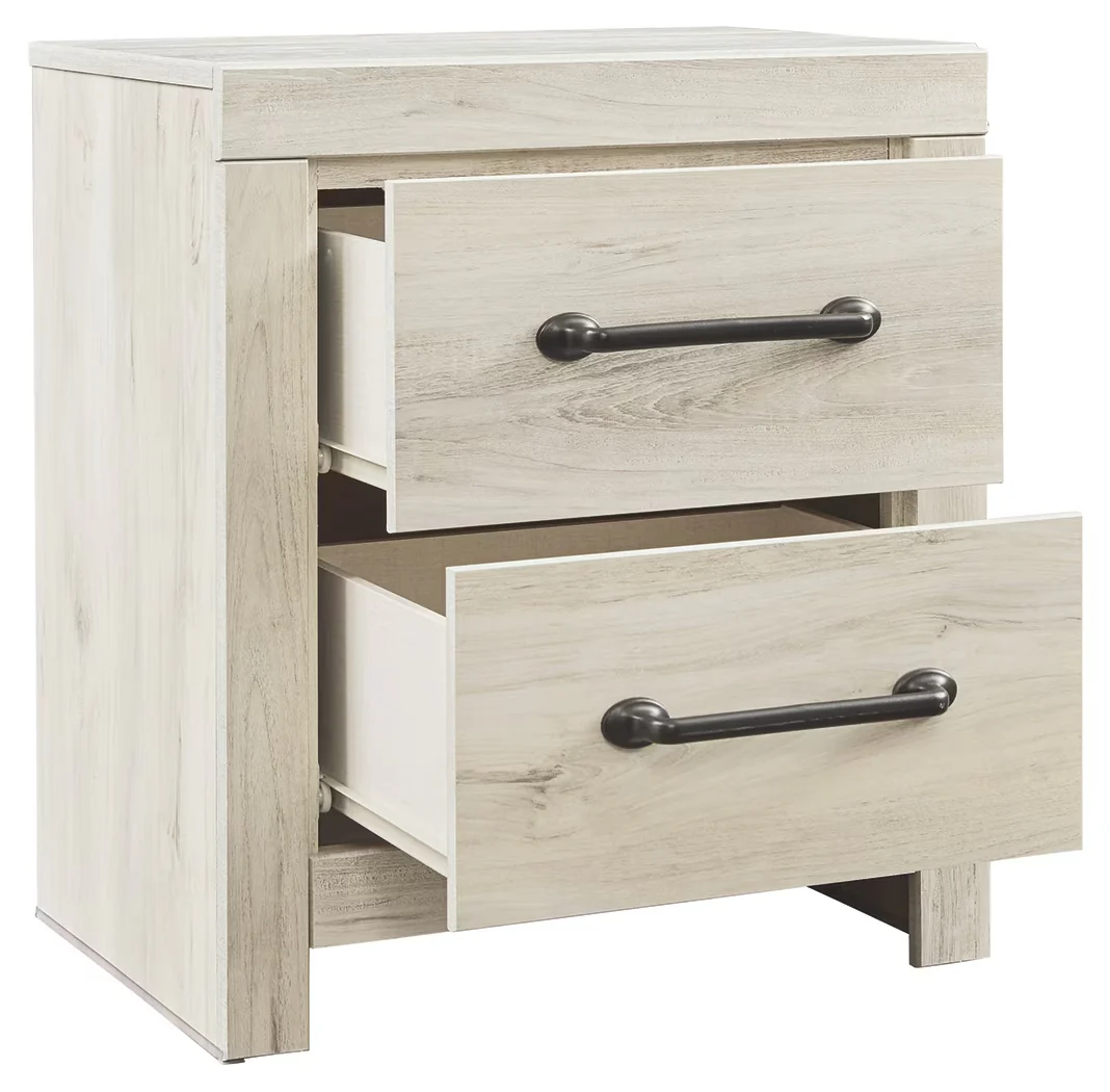 Cambeck - Whitewash - Two Drawer Night Stand - Image 5