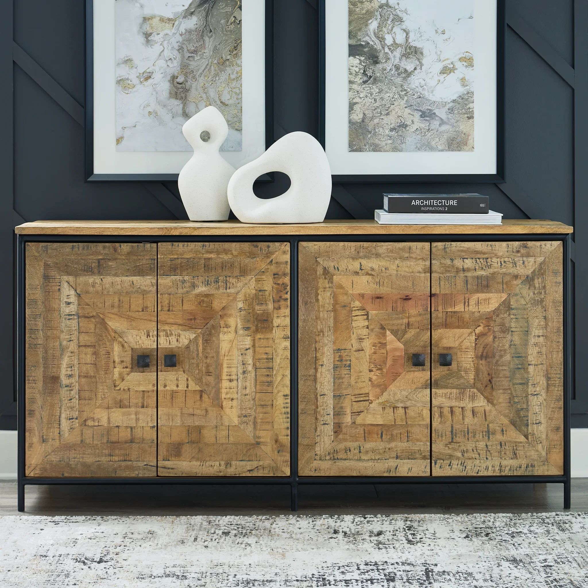 Camney - Brown / Black - Accent Cabinet - Image 2