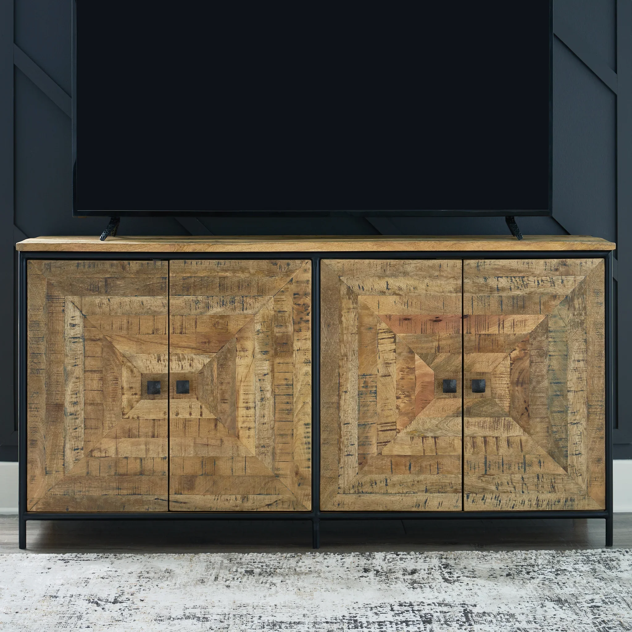 Camney - Brown / Black - Accent Cabinet - Image 3
