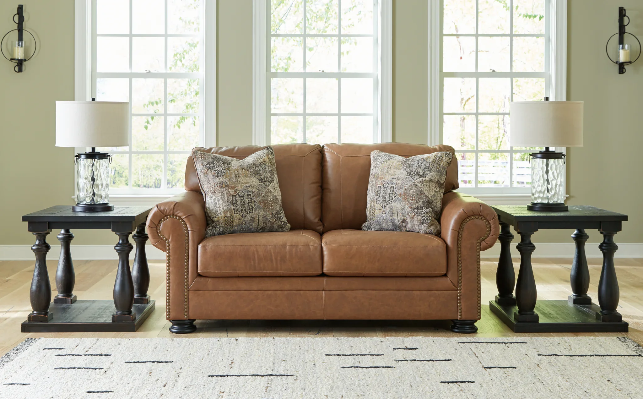 Carianna - Loveseat - Caramel - Image 2