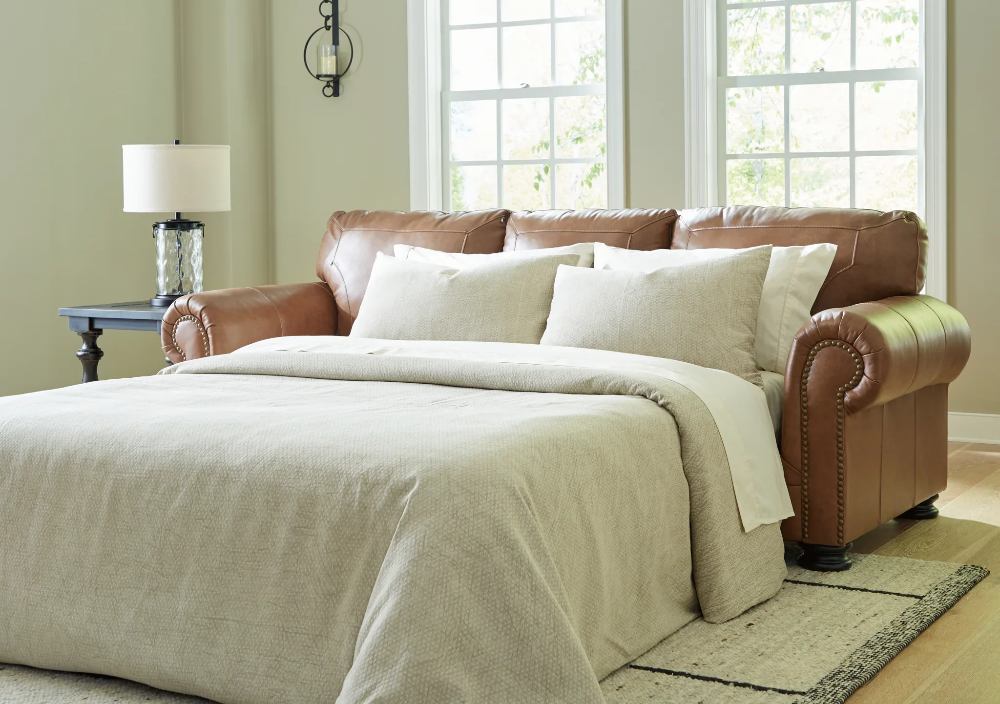 Carianna - Queen Sofa Sleeper - Caramel - Image 2