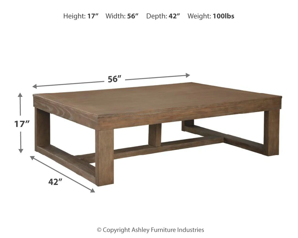 Cariton - Gray - Rectangular Cocktail Table - Image 4