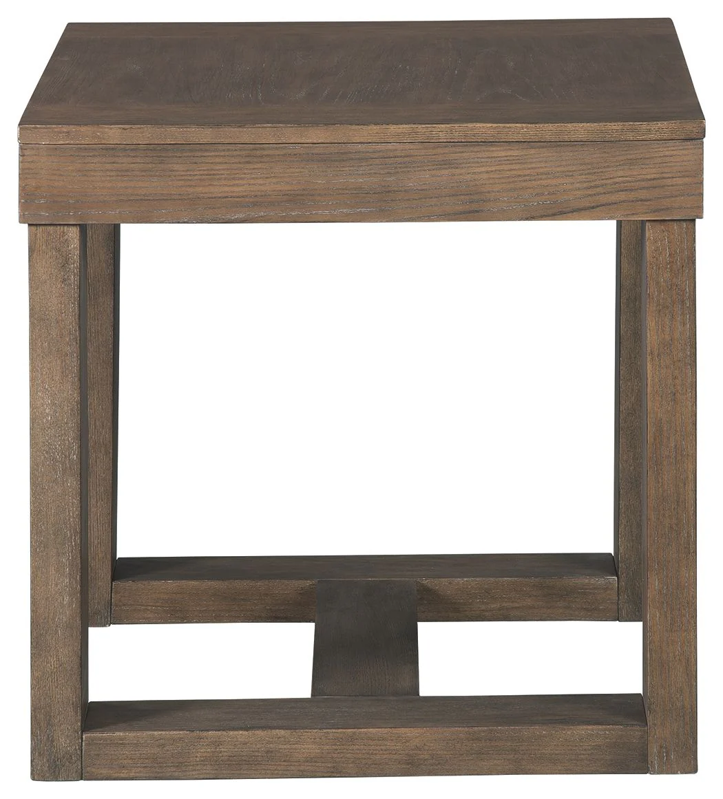 Cariton - Gray - Square End Table - Image 5