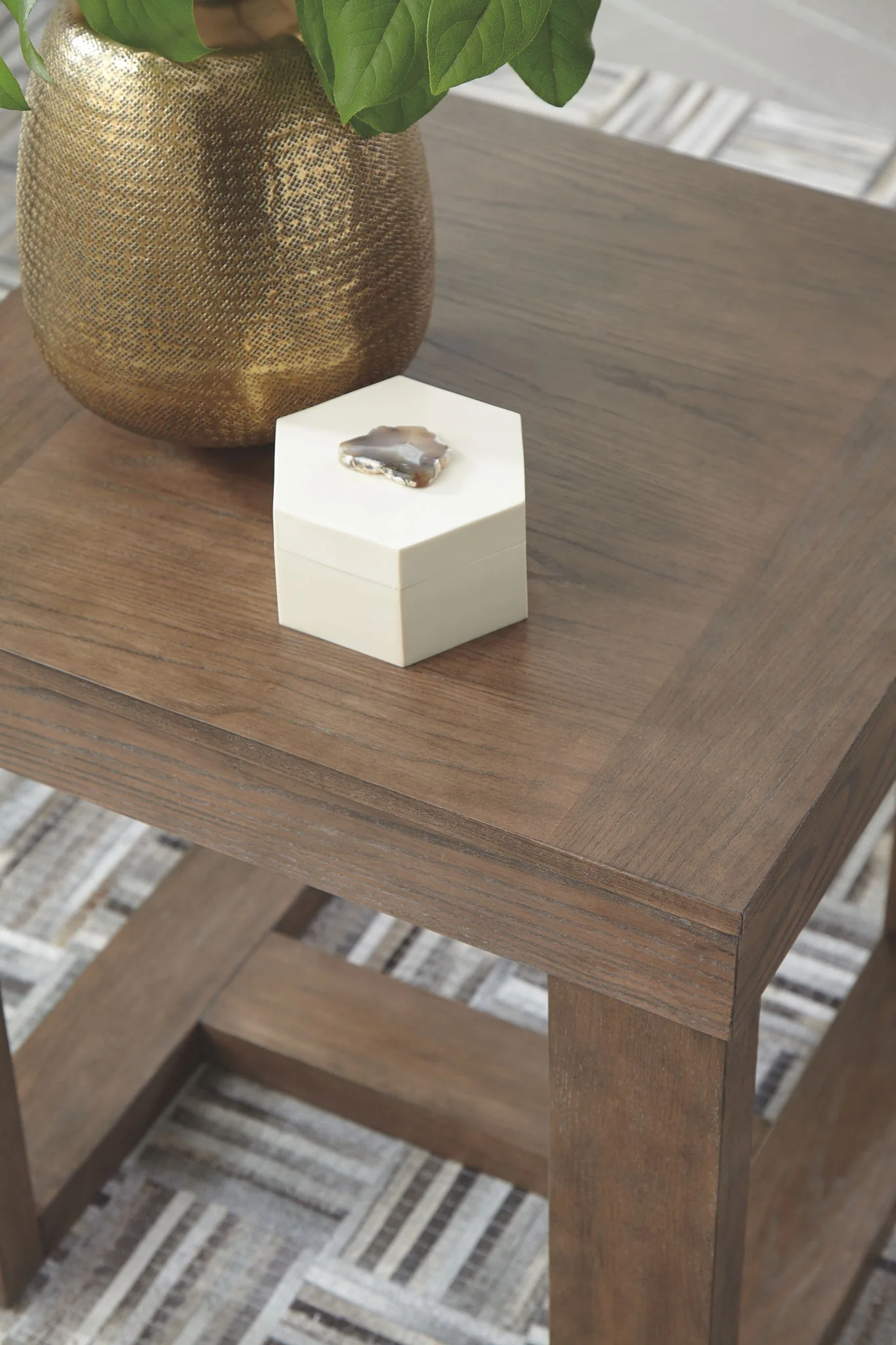 Cariton - Gray - Square End Table - Image 6