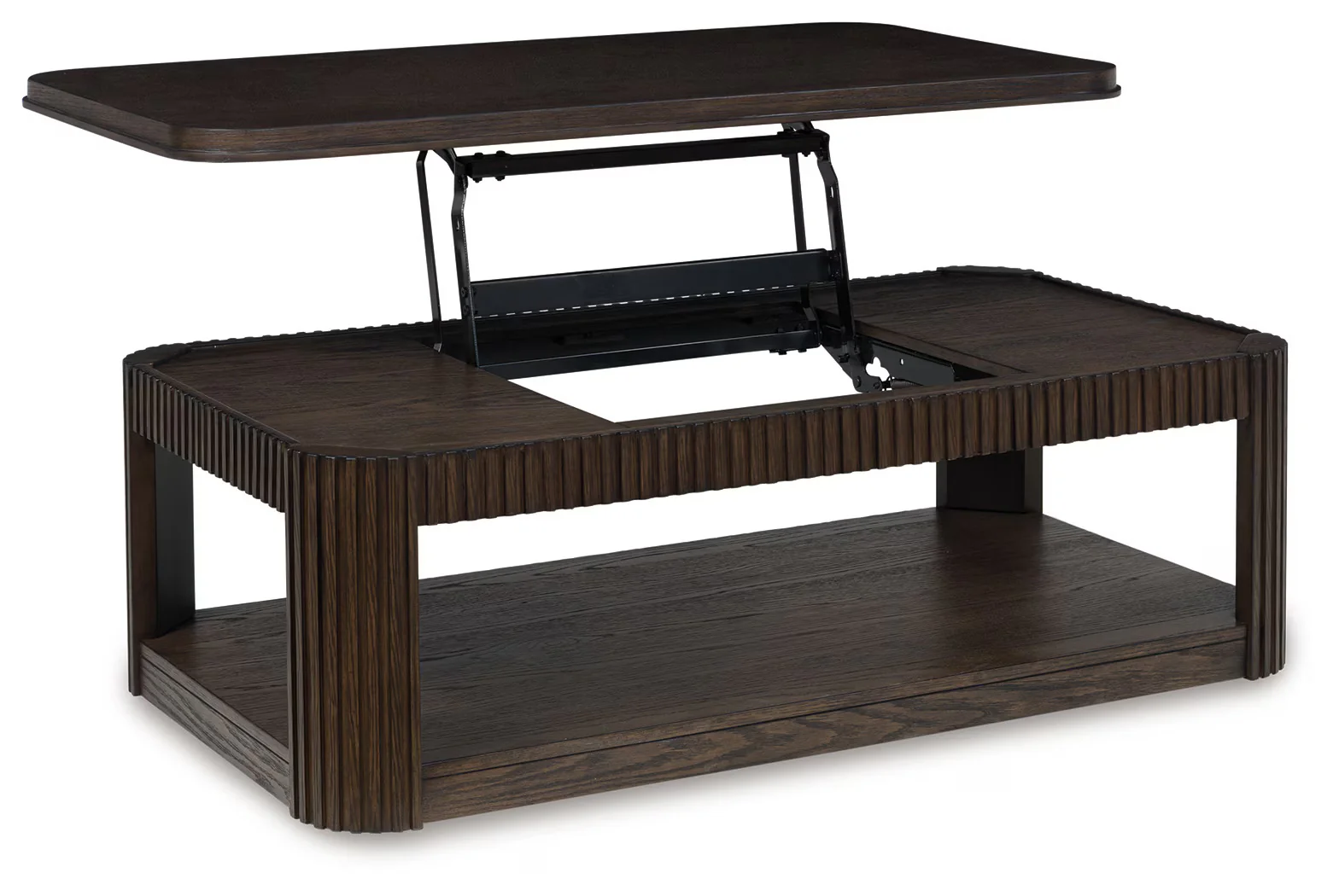 Carlibrie - Warm Brown - Lift Top Cocktail Table - Image 3