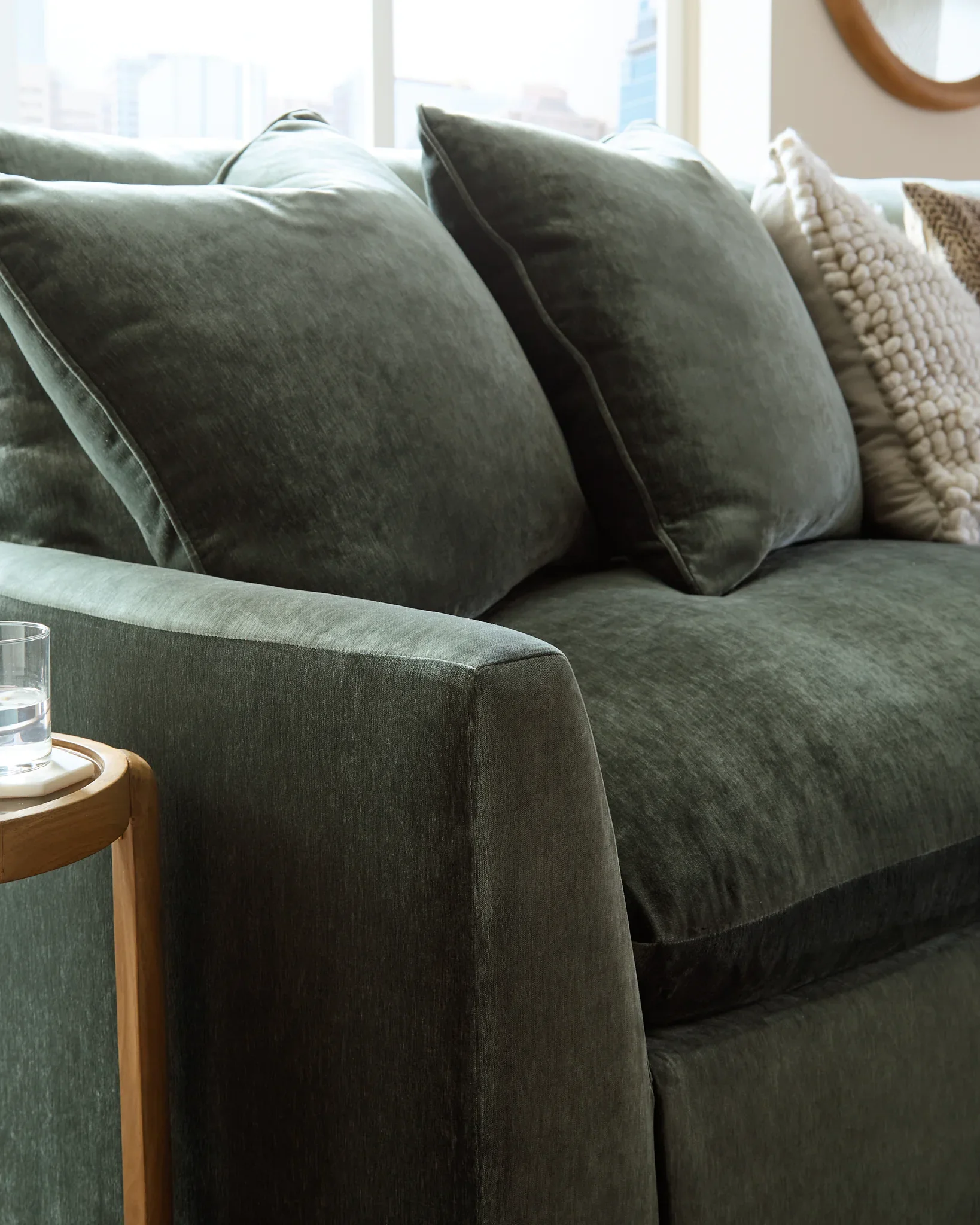 Carriage View - Jade - 3-Piece Sectional - Image 4