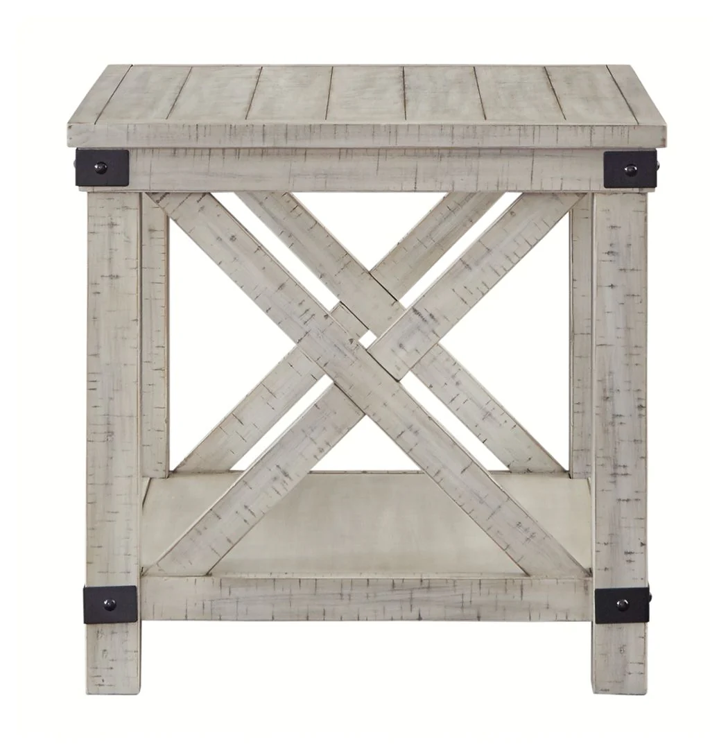 Carynhurst - Whitewash - Rectangular End Table - Image 4