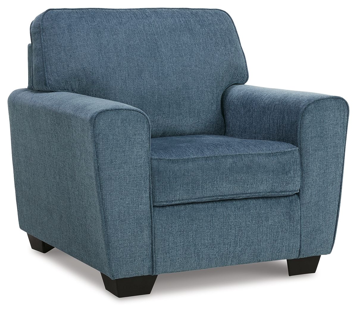 Cashton - Blue - 2 Pc. - Chair, Ottoman - Image 9