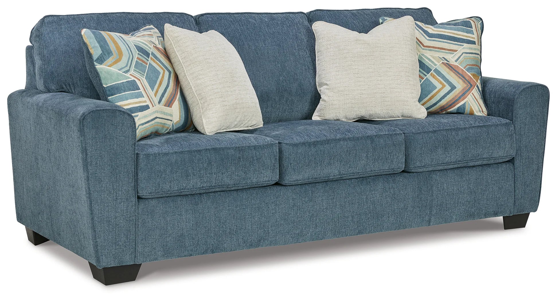 Cashton - Blue - Queen Sofa Sleeper - Image 4
