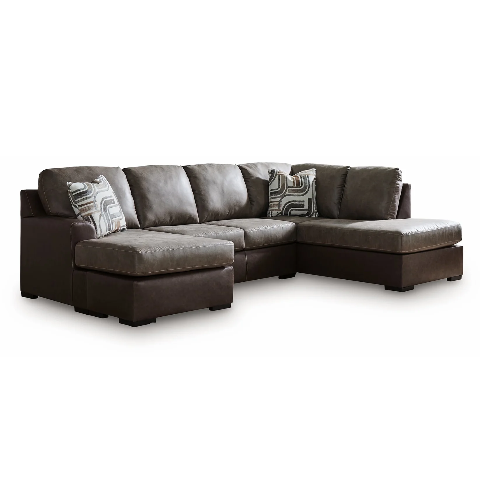 Castille Way - 2-Piece Sectional With RAF Corner Chaise - Fossil