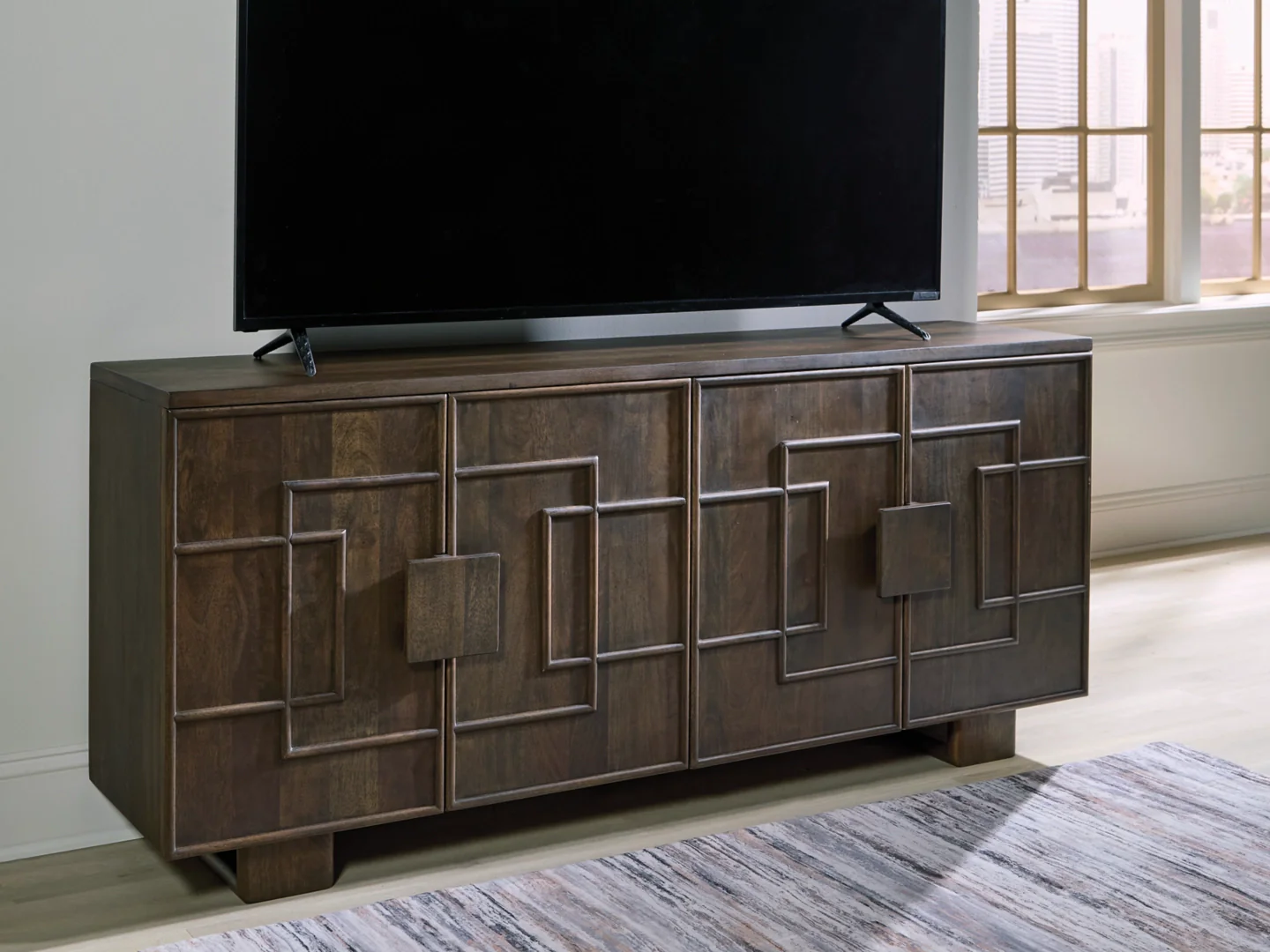 Cato - Dark Brown - Accent Cabinet - Image 5