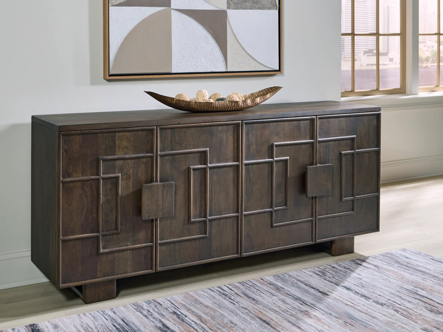 Cato - Dark Brown - Accent Cabinet - Image 6