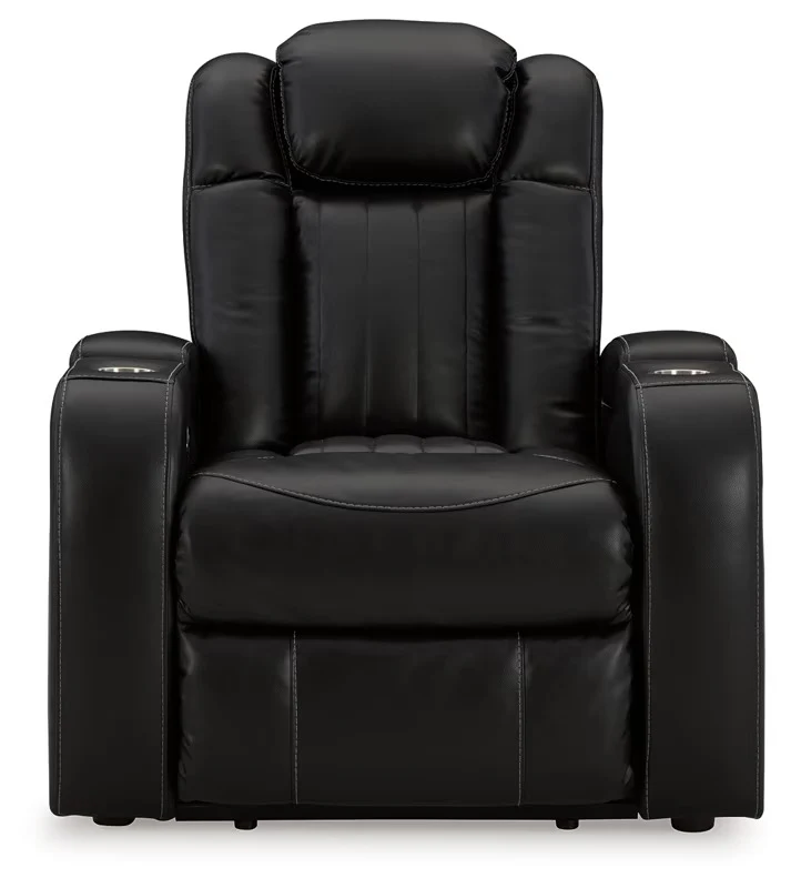 Caveman Den - Midnight - Power Recliner/ Adj Headrest - Image 3