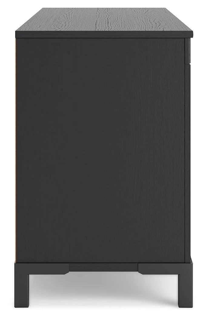 Cayberry - Black - TV Stand With Fireplace - Image 10