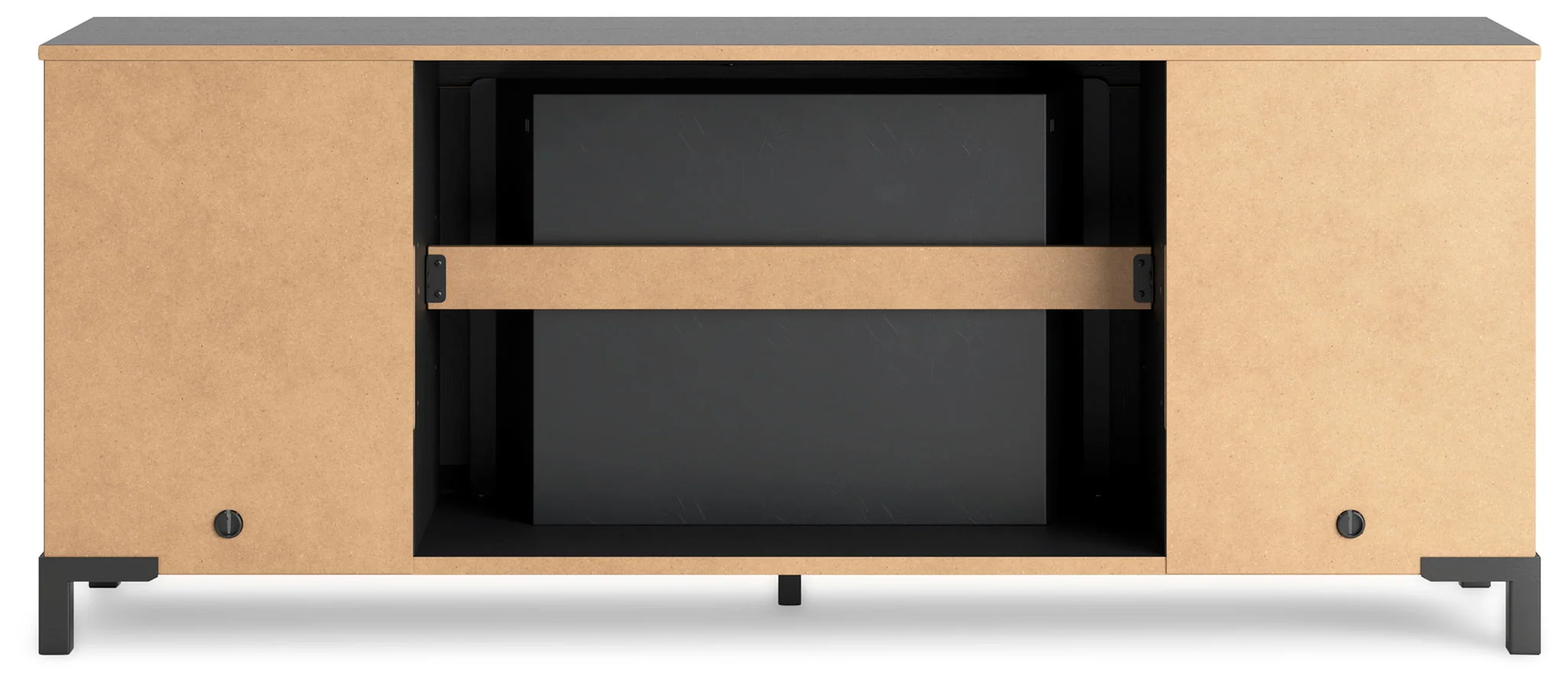 Cayberry - Black - TV Stand With Fireplace - Image 8