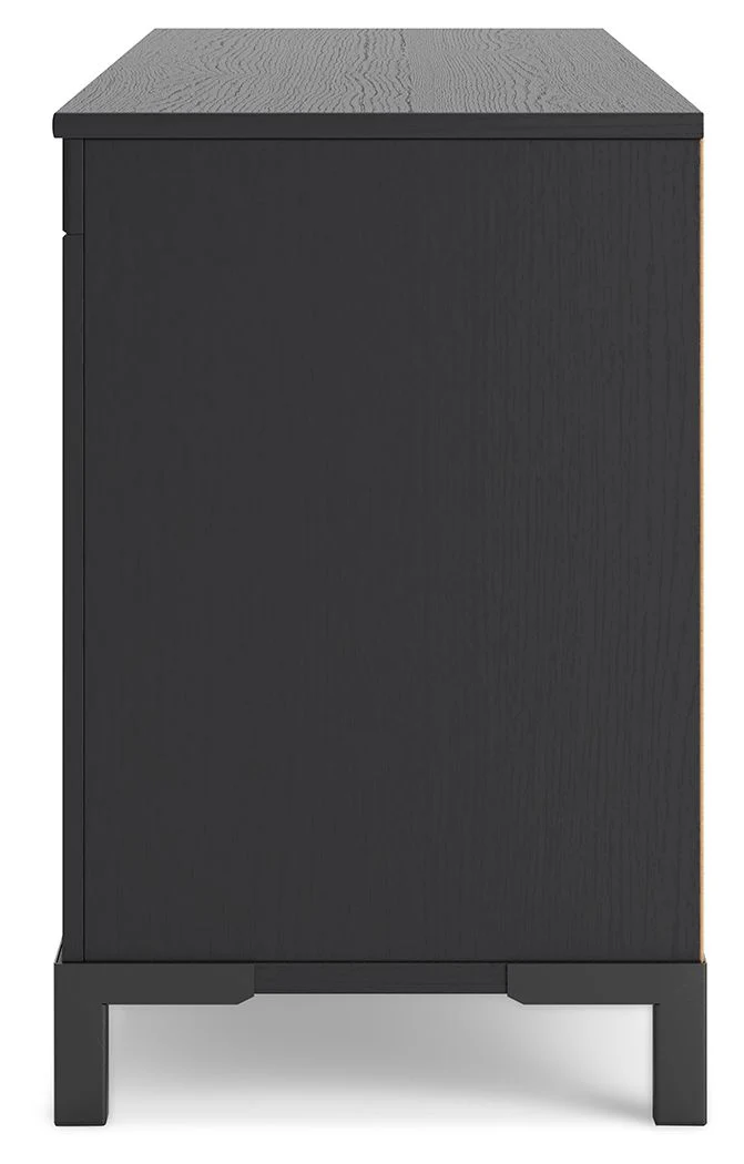 Cayberry - Black - TV Stand With Fireplace - Image 9