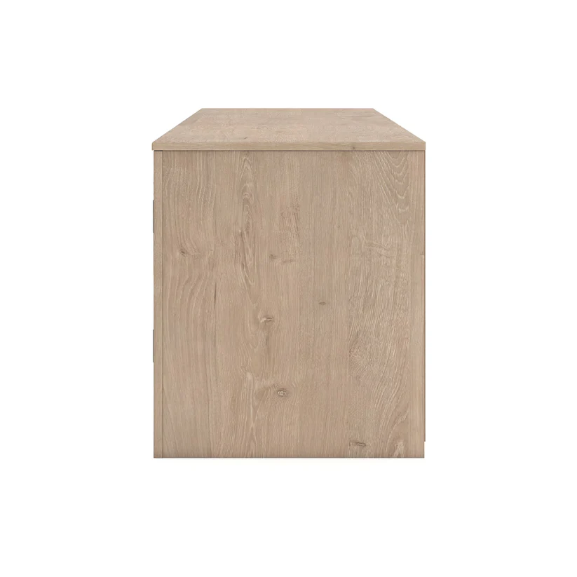 Cayboni - Tan - 71" TV Stand With Electric Fireplace - Image 5