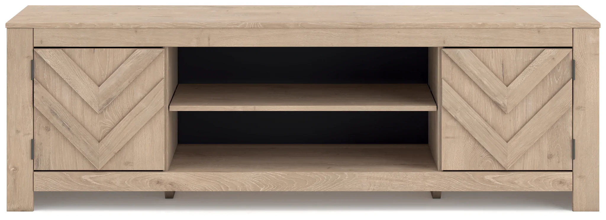 Cayboni - Tan - LG TV Stand With Fireplace Option - Image 4